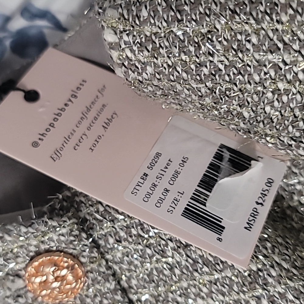 Abbey Glass Ellen Dress Sparkle Tweed - Picture 3 of 8